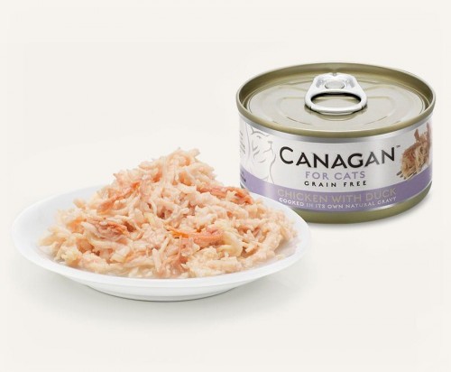 CANAGAN 原之選 無穀物雞肉伴鴨肉罐頭 75g